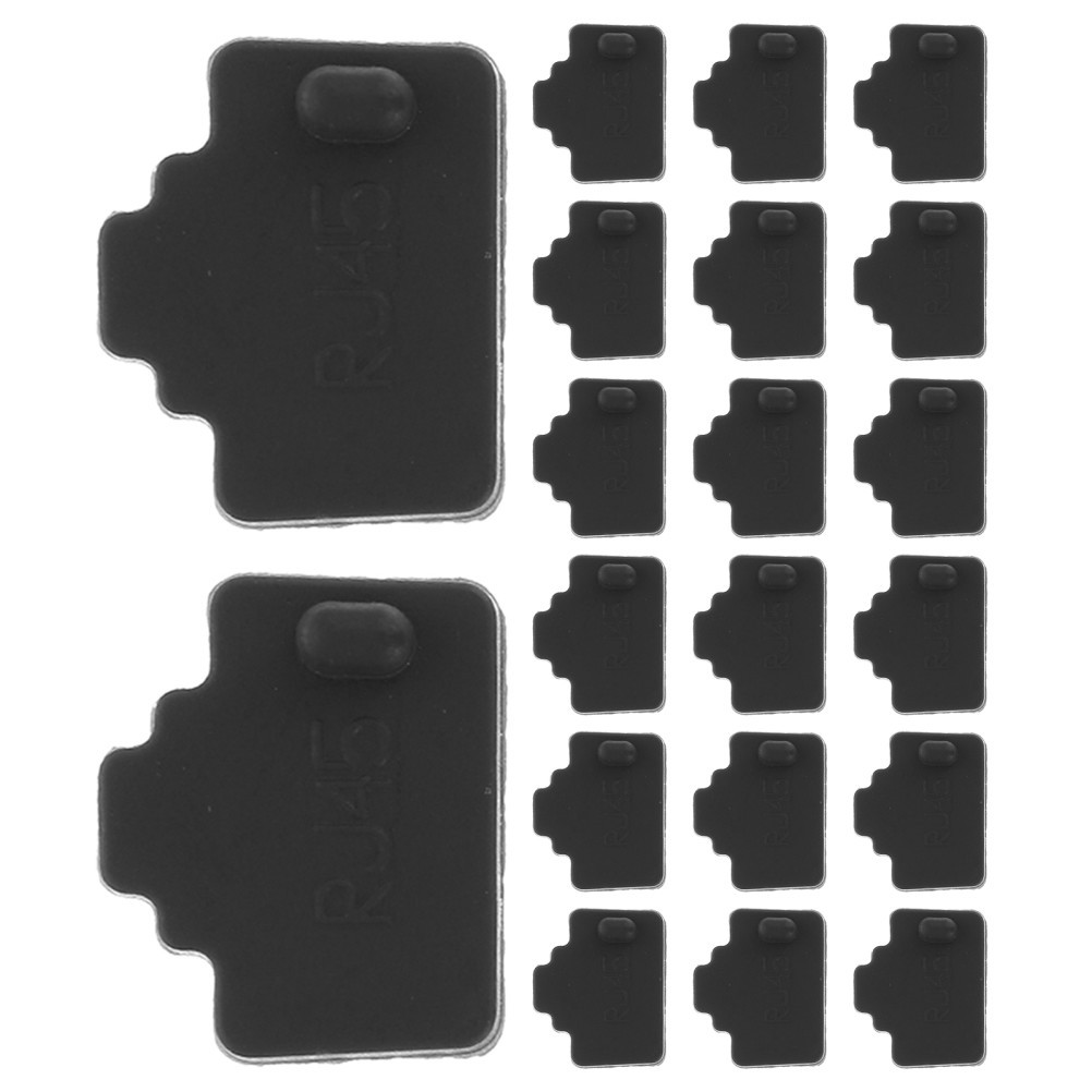 120Pcs Durable Silicone Rj45 Dust Covers for Ethernet Port and Computer Router