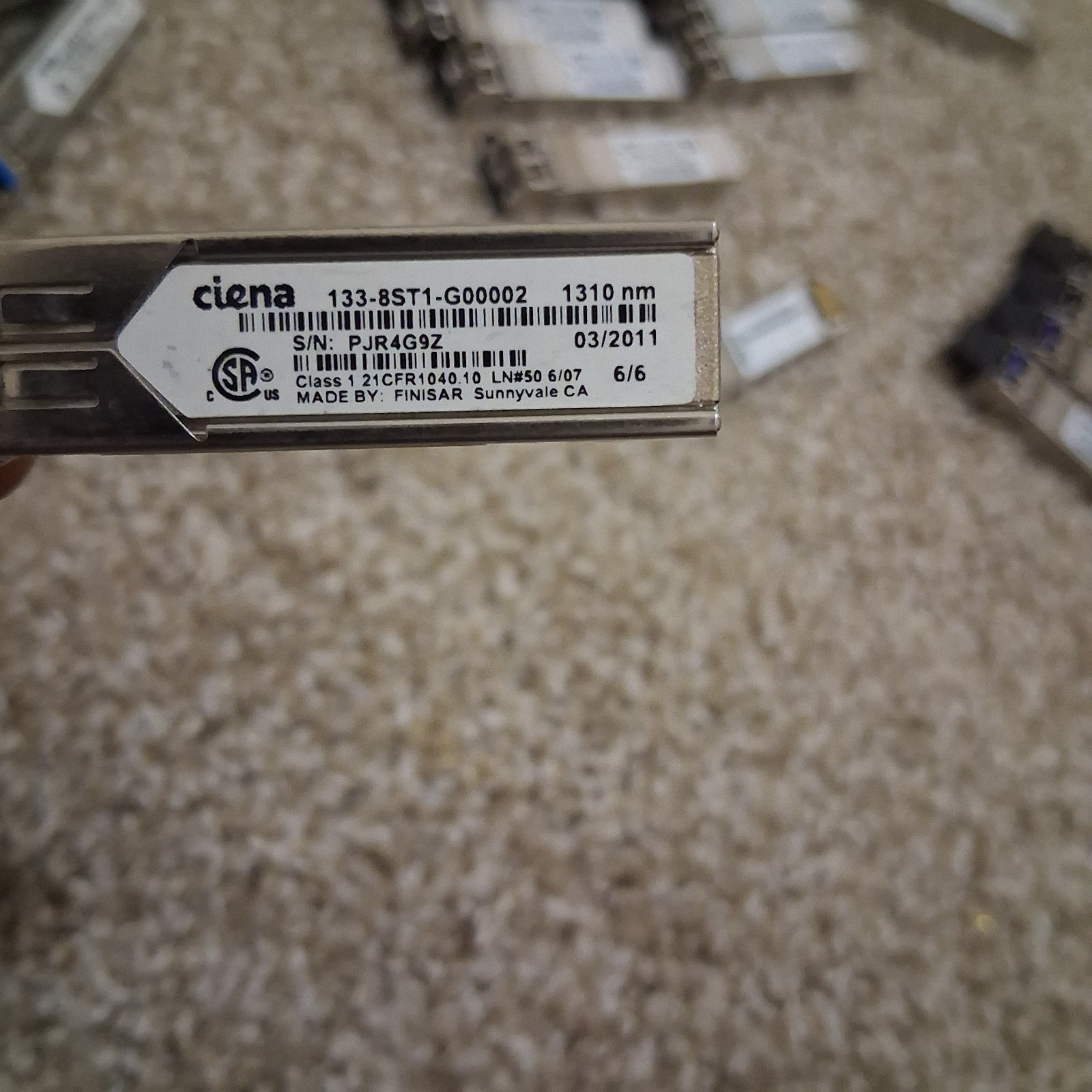 *Lot Of 36* CIENA 133-8ST1-G00002 1310NM SFP Transceiver Modules