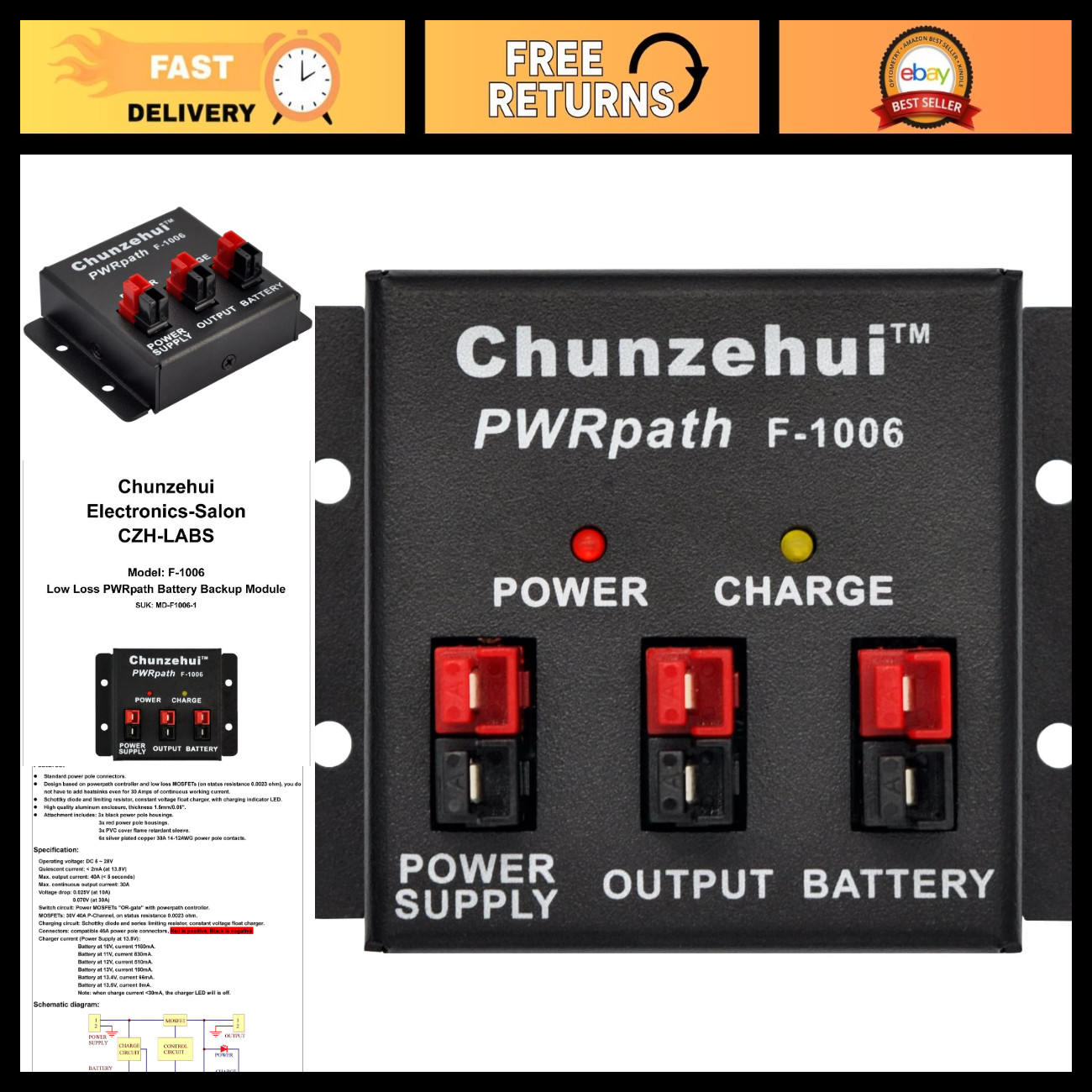 Low Loss Power Gate Module, PowerPath PWRgate, Efficient Energy Management Syste