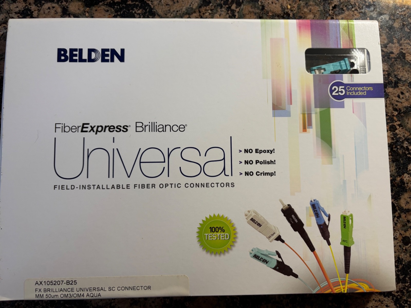Belden AX 105207-B25 Fiber EXPRESS Brilliance MM, SC, OM3/OM4