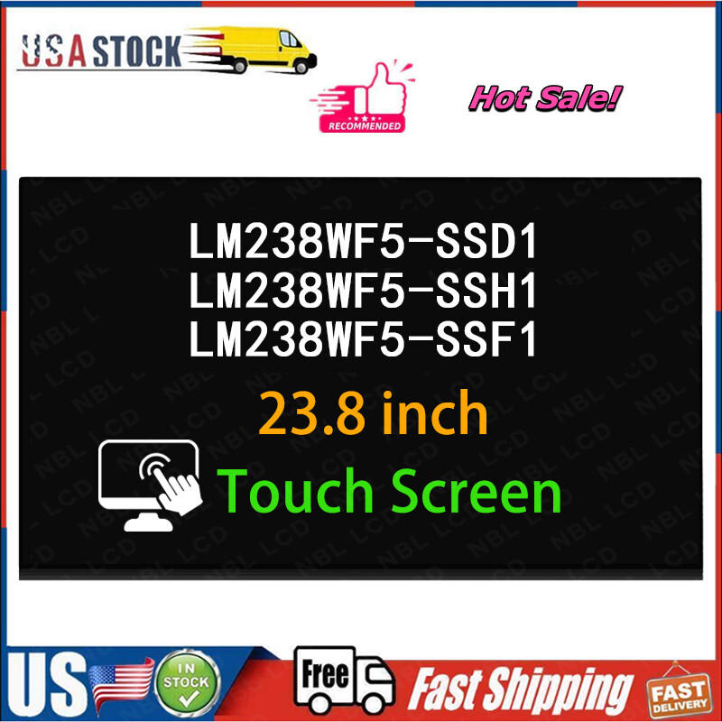 1920×1080 LM238WF5-SSD1 for HP 24-K Series 24-K0080 Touch Screen Panel LCD FHD