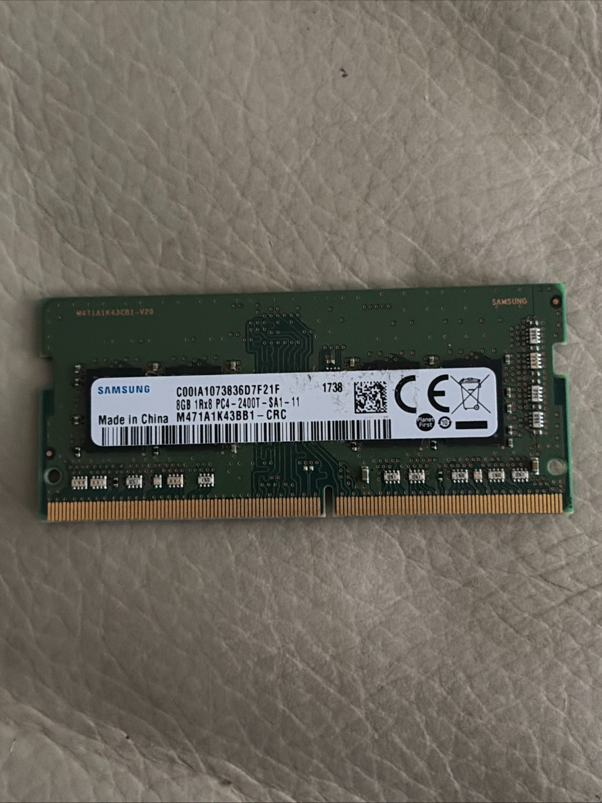 Samsung 4/8GB PC4-2400T DDR4 M471A5244BB0-CRC Or M471A1K43BB1-SODIMM Memory RAM