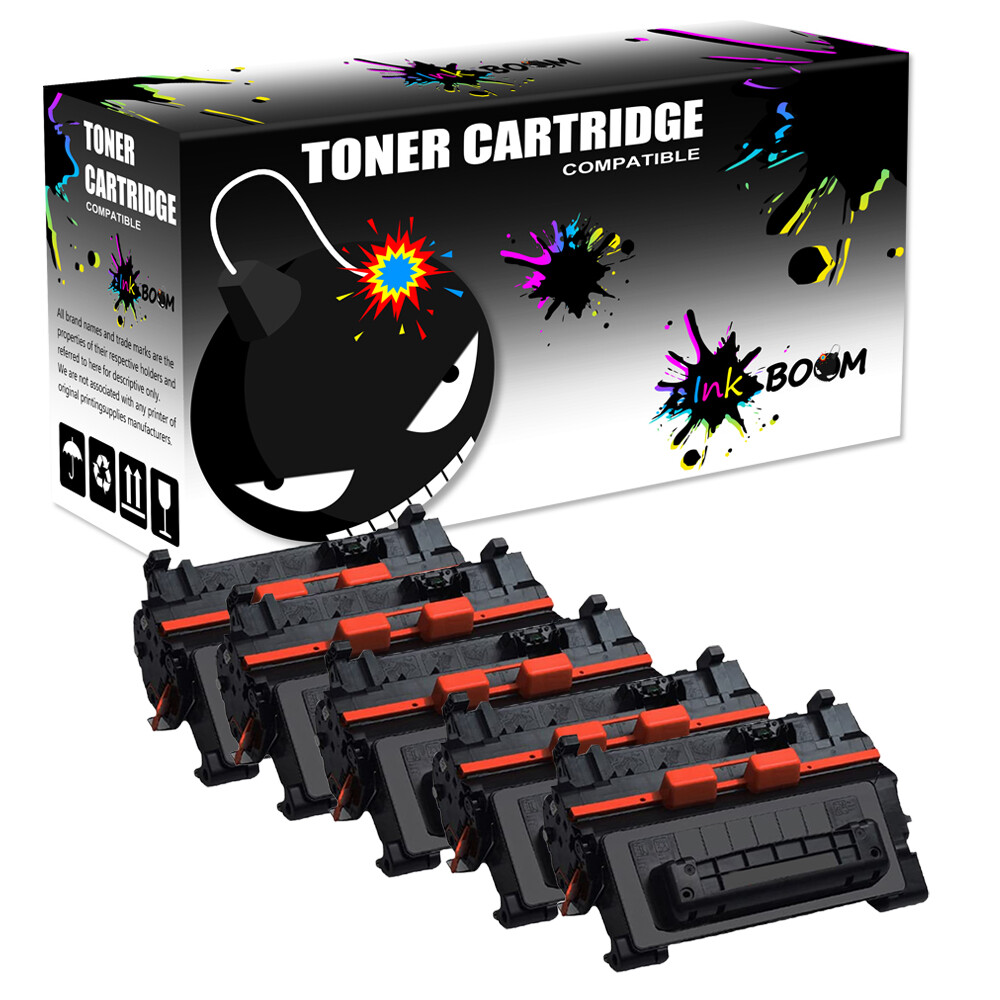 5BK Toner Cartridge replace for HP CE390A 90A LaserJet MFP M601n M602x M603dn