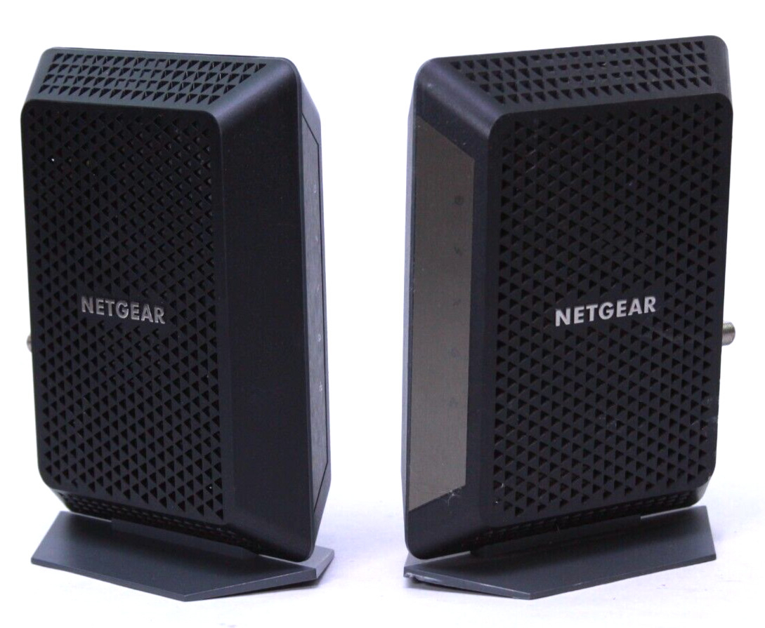 Lot of 2 Netgear CM700 DOCSIS 3.0 High Speed to 1.4Gbps 32X8 Channel Cable Modem