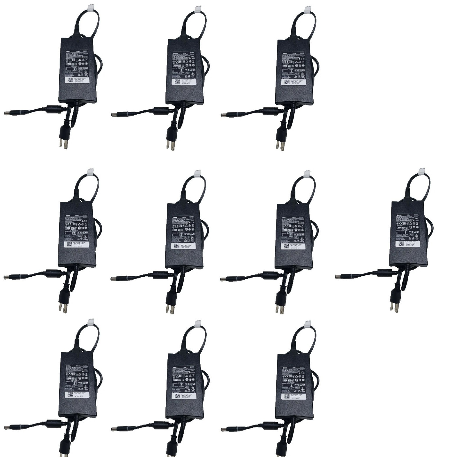 Lot of 10 Genuine Original Dell 130W 19.5V 6.7A Laptop AC Adapter Charger 7.4mm