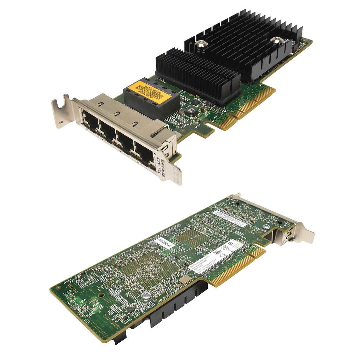 Sun ATLS1QGE Quad-Port Gb PCIe x8 Network Card PN 501-7606-06, 511-1422-01 LP