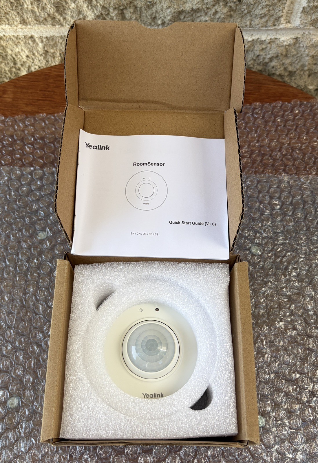 Yealink ROOMSENSOR - Room Occupancy Sensor, Lighting and Temperature Sensing, CR