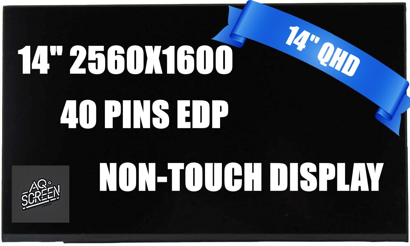 B140QAN03.H 14.0" IPS Matrix Panel Display LCD Screen 2560X1600 40 Pin