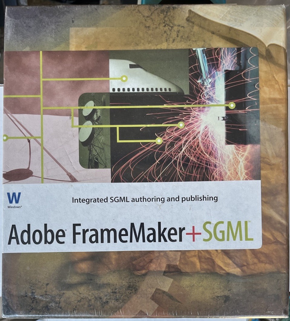 Adobe FrameMaker + SGML version 5.0 For Windows Brand New
