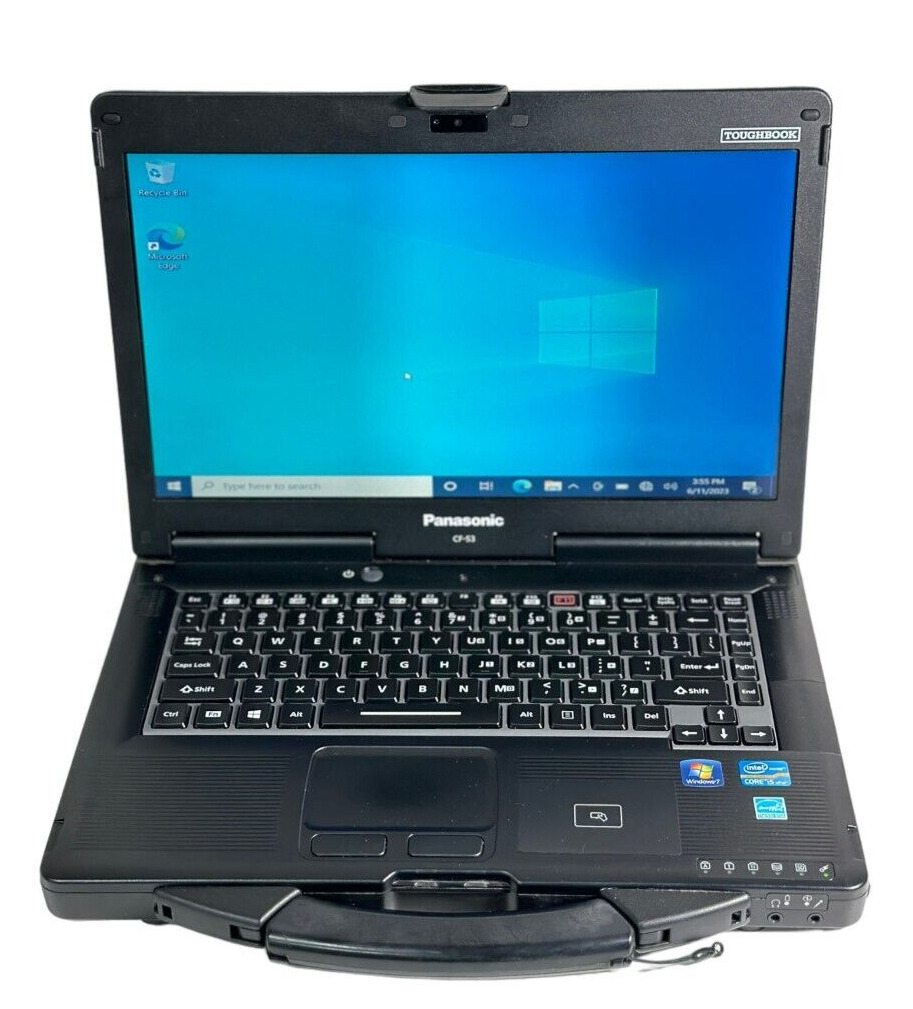 Panasonic Toughbook CF-53 Core i5 3320M 16GB RAM 512GB SSD Win 10 Pro Webcam