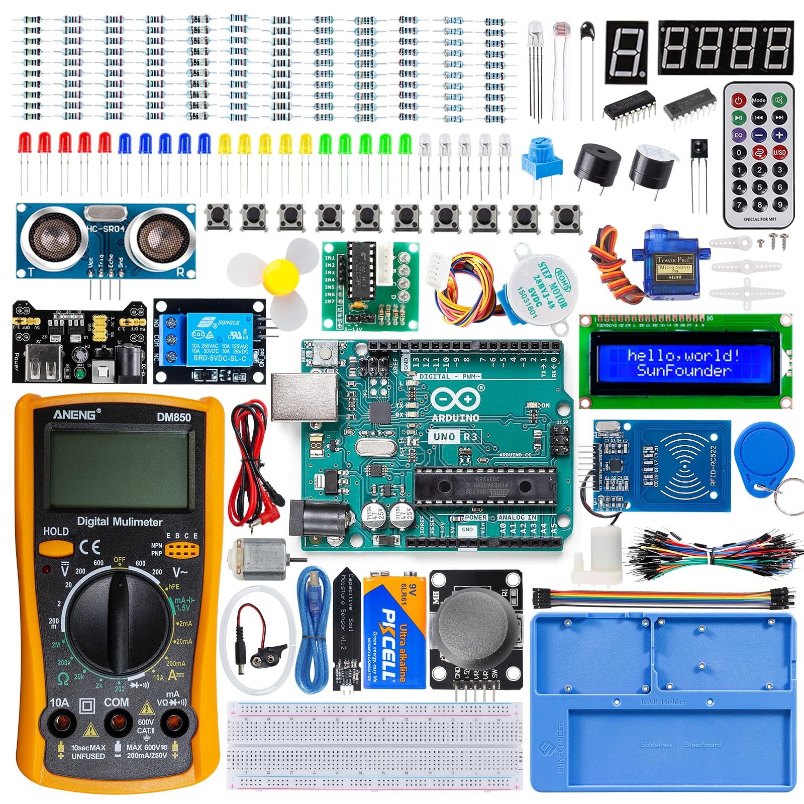 SunFounder Inventor Lab Starter Kit with Original Arduino Uno R3 REV3...