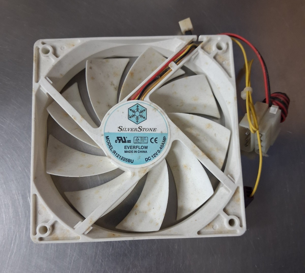 SilverStone 120mm R121225BU 12VDC 0.40A (From SST-FM121)