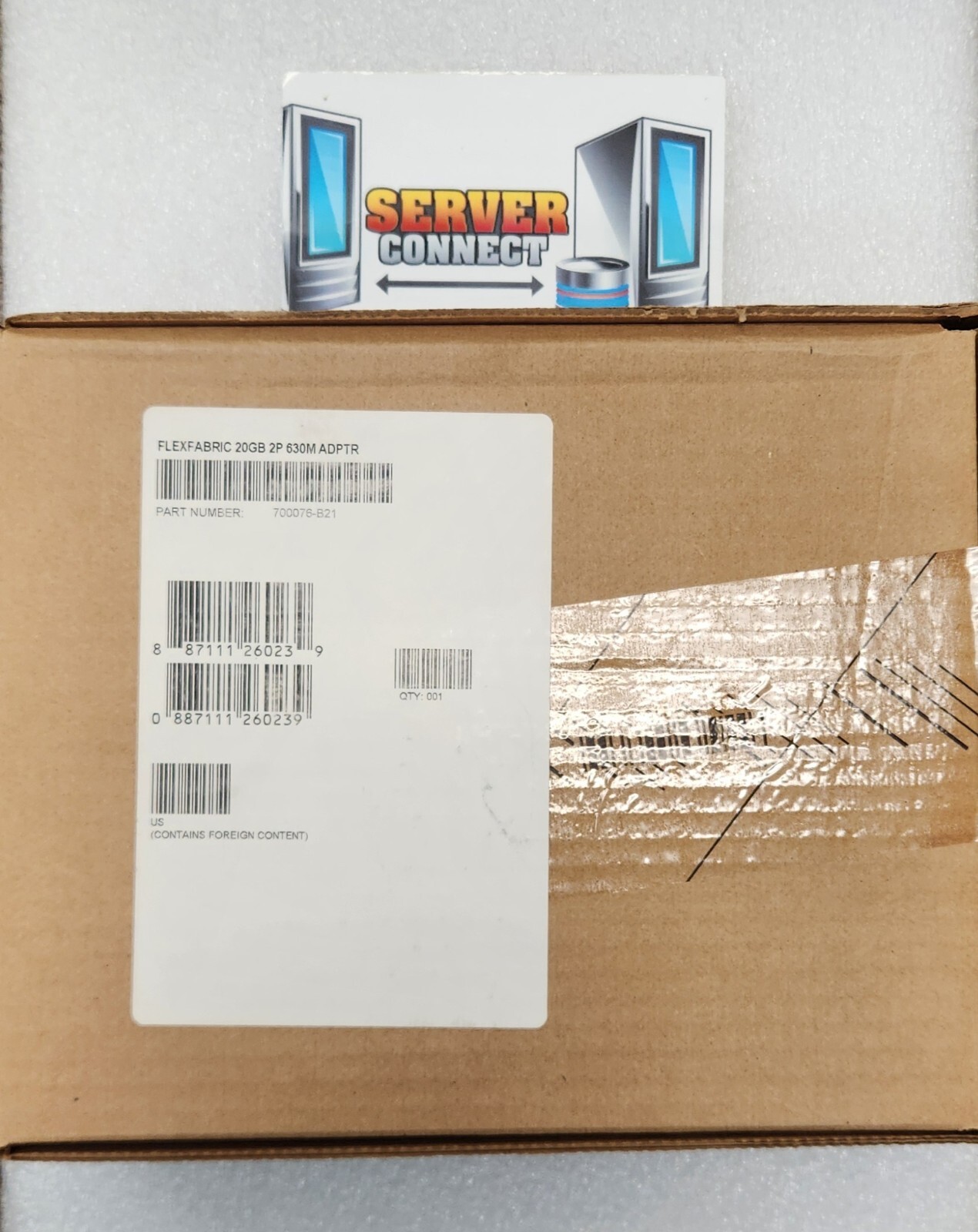 700076-B21 HP FLEXFABRIC 20GB 2-PORT 630M ADAPTER SPARES 701528-001, 700074-001