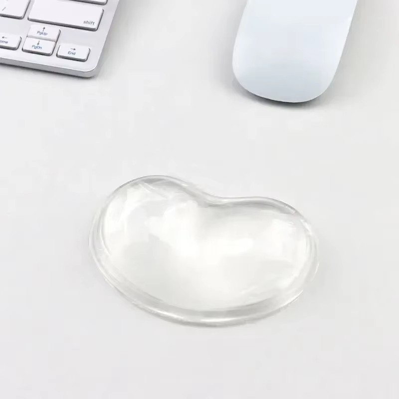 Gel Wrist Rest for Mouse, Transparent Cushion Wrist Support Wrist Pad Ergonomic
