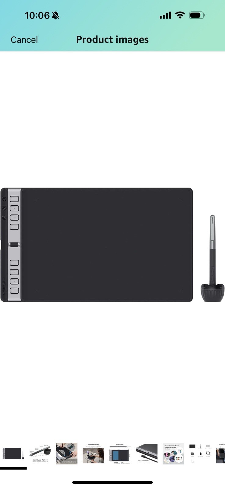 HUION Inspiroy 2 Large Drawing Tablet, 10x6inch Art Tablet
