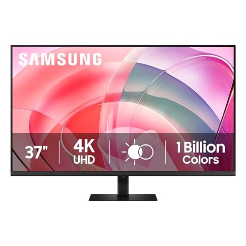 BLACK - SAMSUNG 37" VIEWFINITY S7 (S70D) 4K UHD HIGH RESOLUTION MONITOR