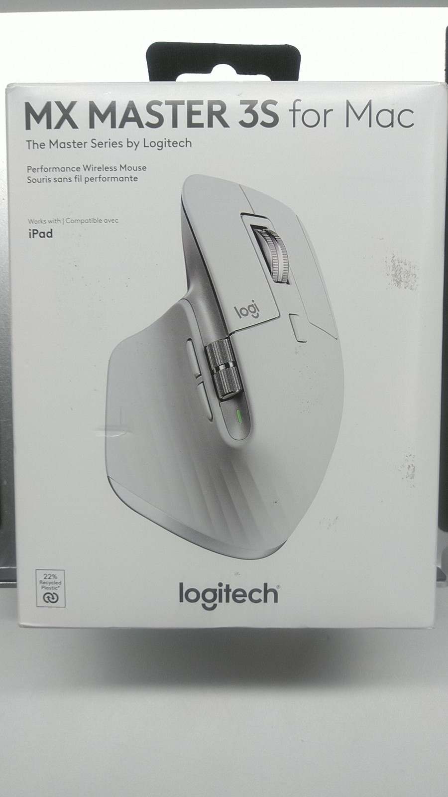 Logitech MX Master 3S 910-006570 Wireless Mouse Pale Grey 8000 DPI Quiet Clicks