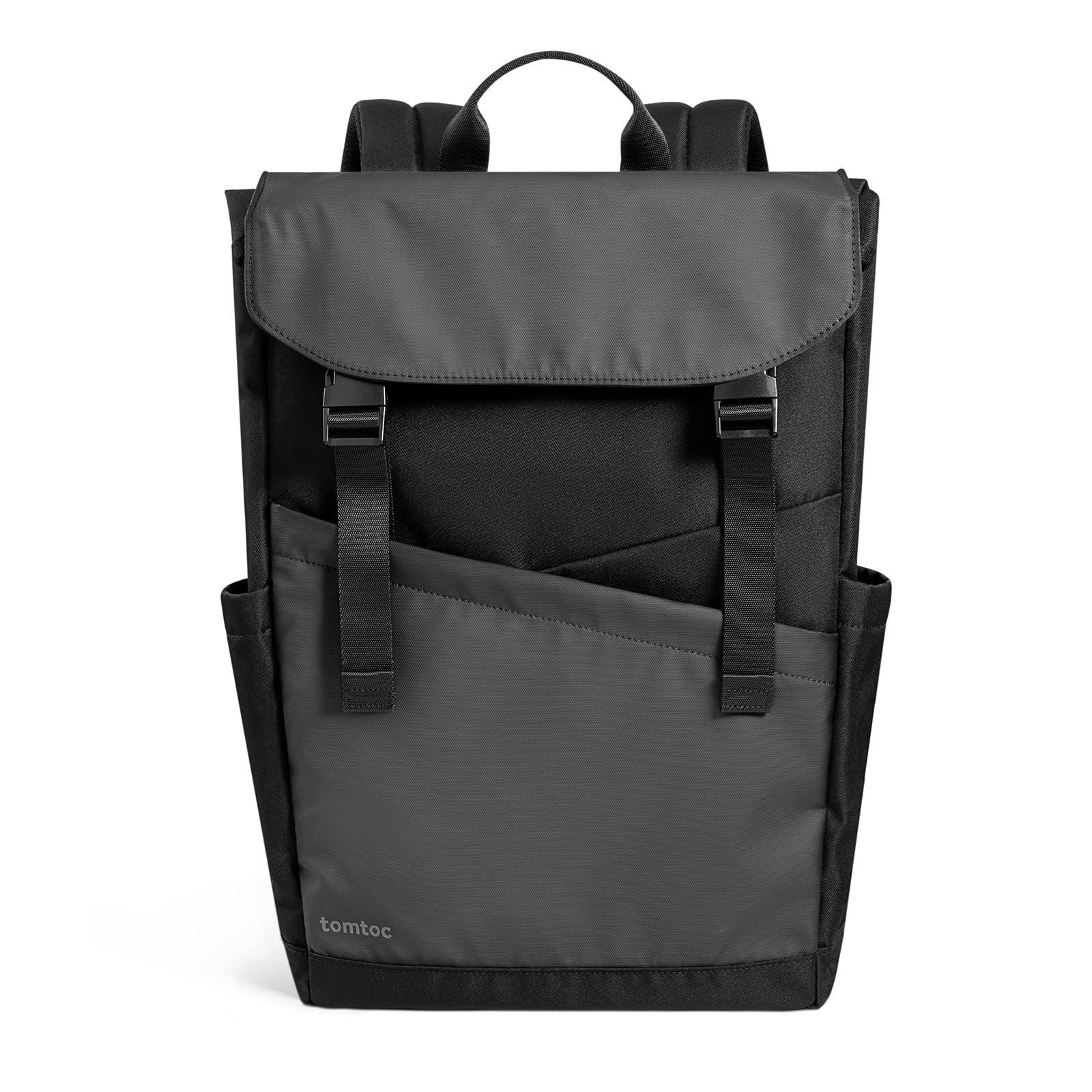tomtoc Flap Laptop Backpack, Lightweight, Water-Resistant College Travel Casu...