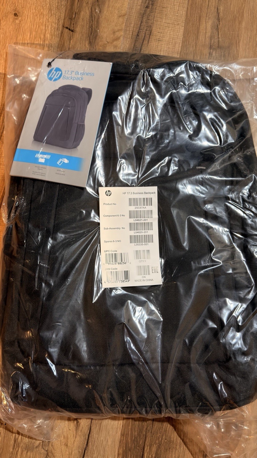 Brand New HP Business 17.3 Laptop Backpack