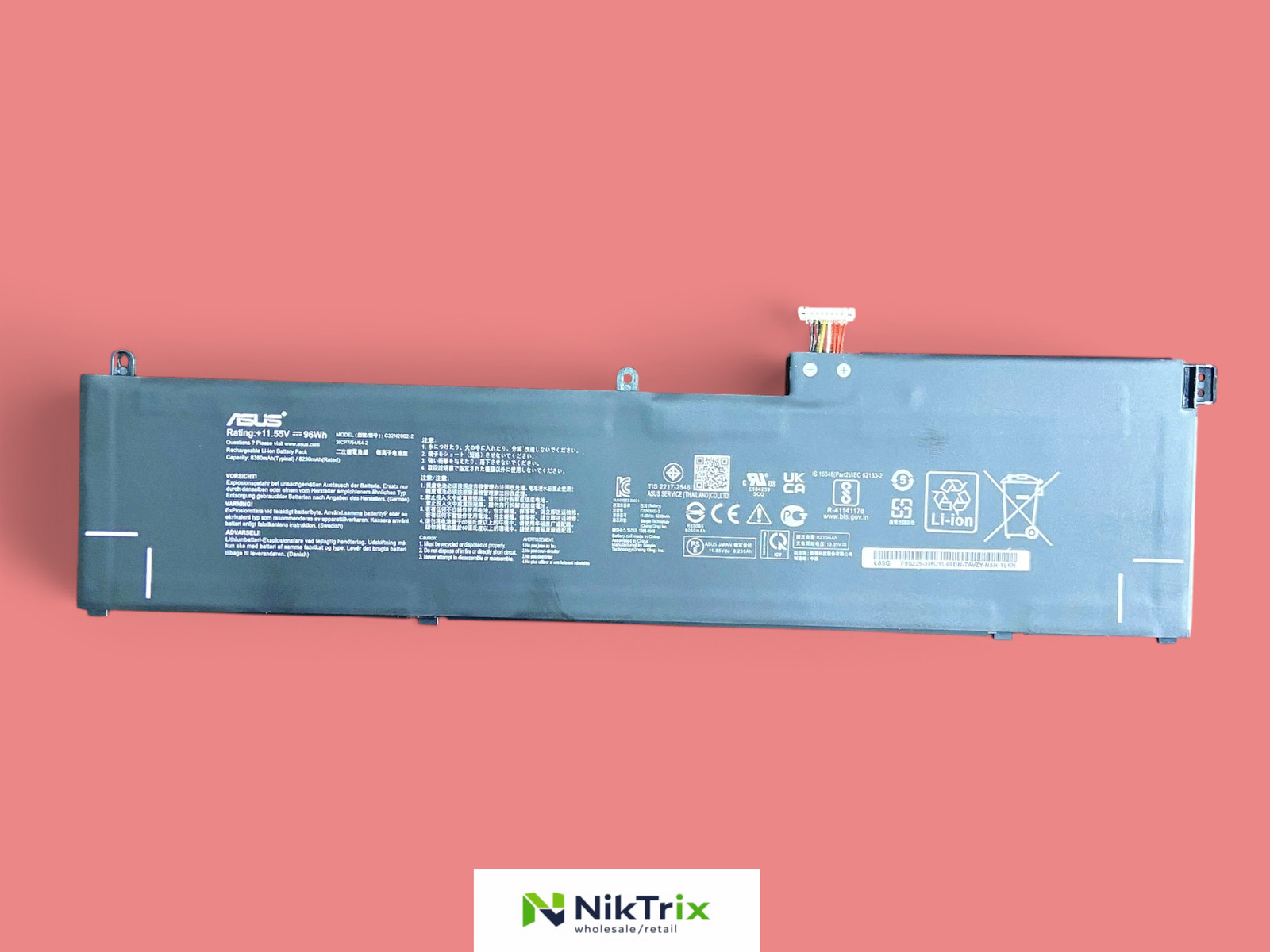 C32N2002-2 Laptop Battery For Asus ZenBook Pro 15 Flip OLED Q539Z 11.55 V 96WH