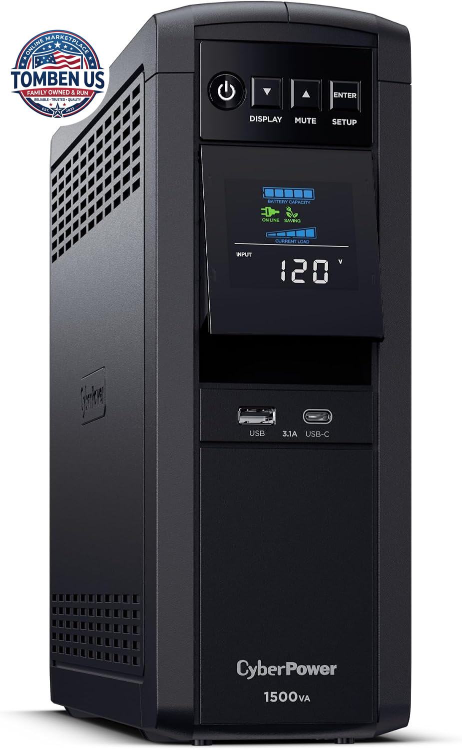 Cyberpower CP1500PFCLCD PFC Sinewave UPS Battery Backup and Surge Protector