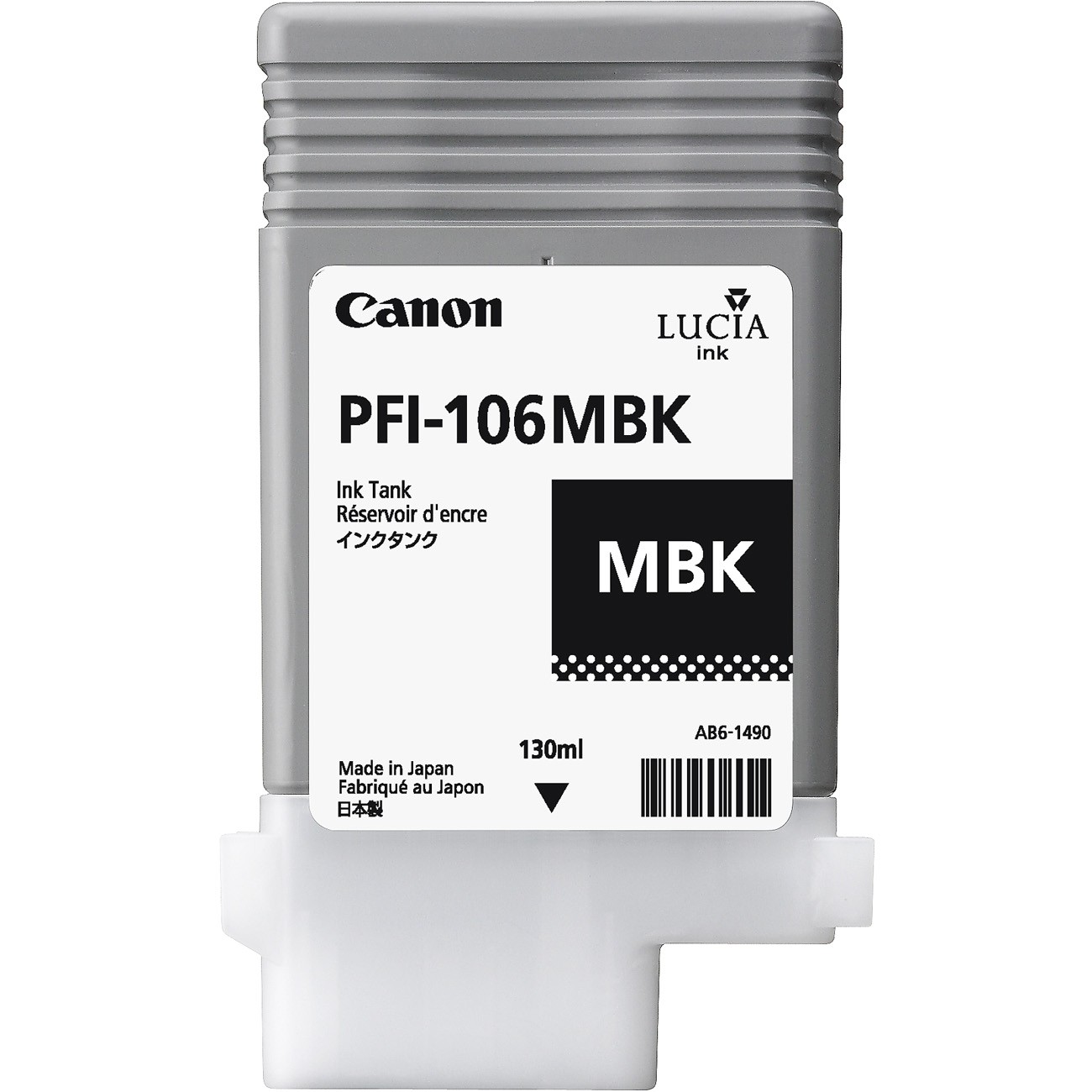 Canon Lucia EX PFI-106MBK Original Ink Cartridge - Matte Black (6620B001AA)