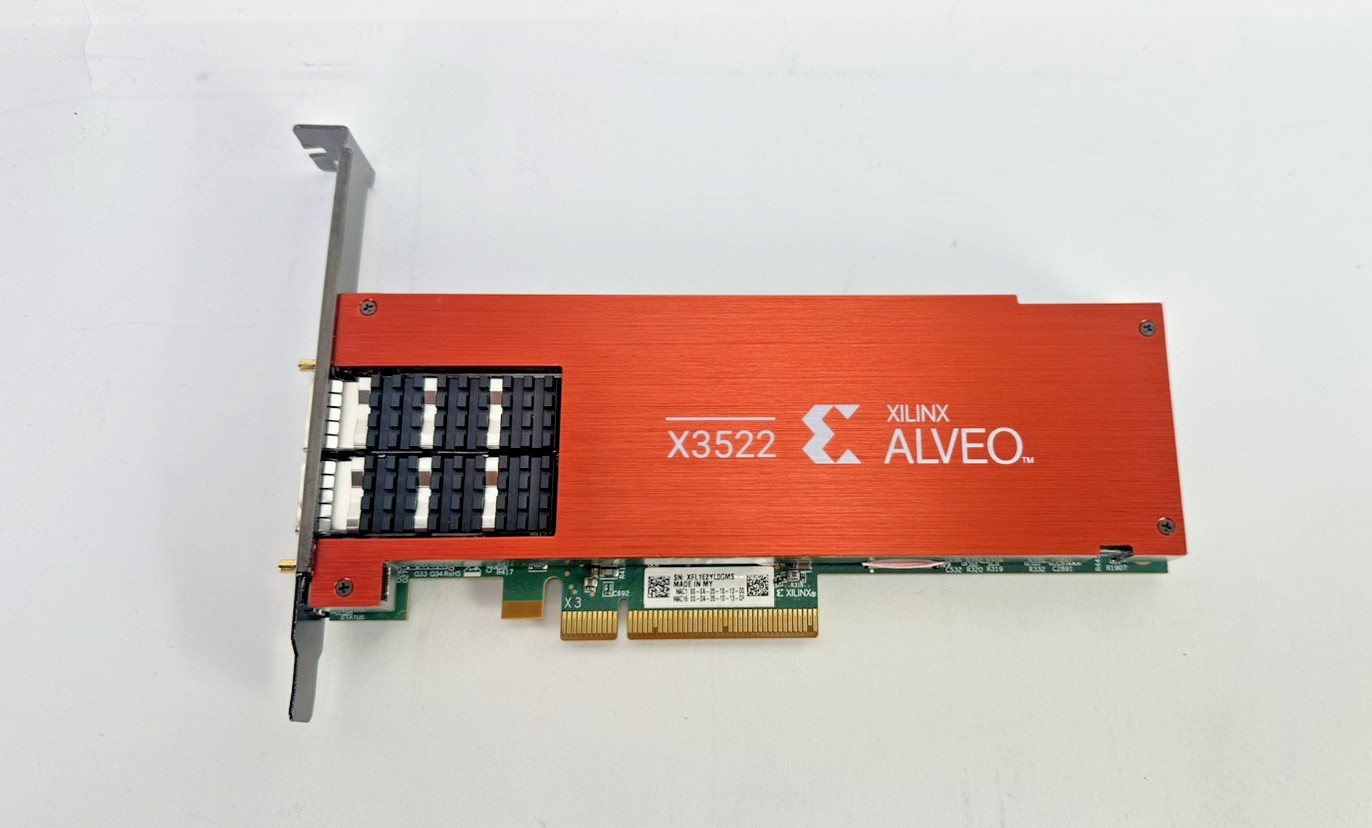 AMD Xilinx Alveo A-X3522-P08G-PQ-G X3522 4x 10/25GbE Ethernet Card PCI-E 4 DSFP