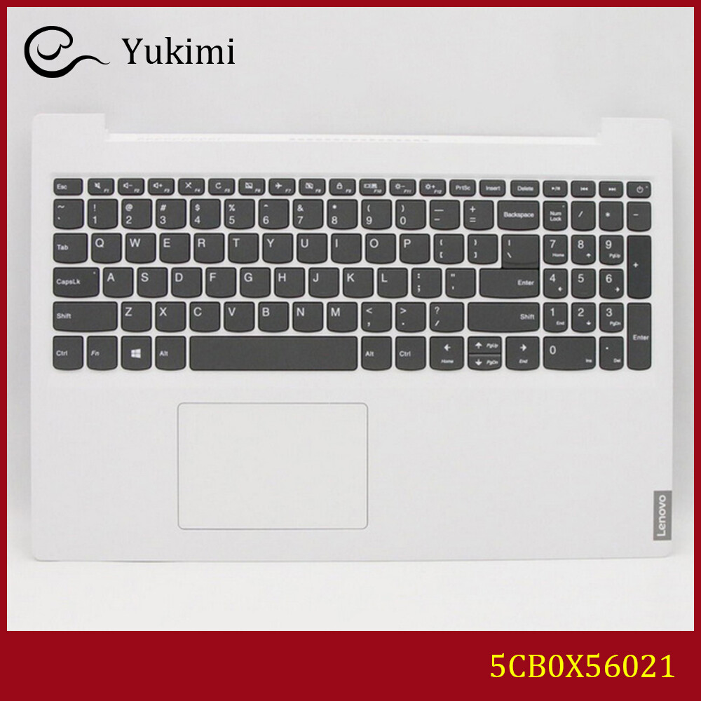 5CB0X56021 FOR Lenovo IdeaPad L3 15IML05 White C Shell Palmrest Keyboard Touch