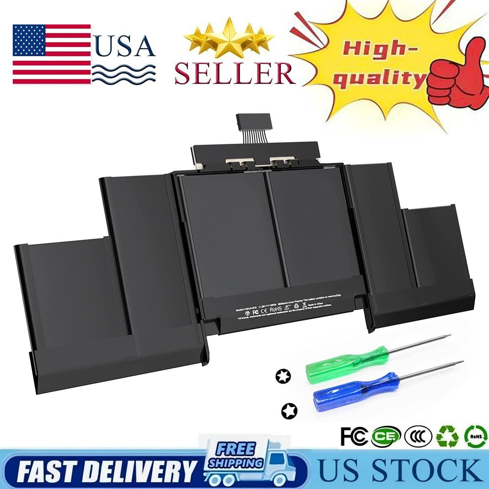 A1618 A1494 Battery for MacBook Pro 15 Inch A1398 Late 2013 Mid 2014 Early 2015