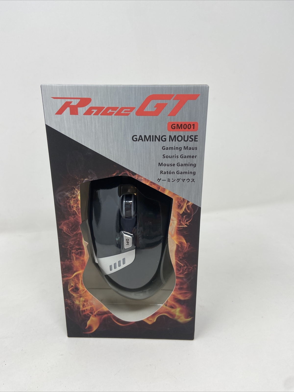 RACE GT Gaming Mouse GM001 Corded 5 Lighting Modes 6 Adjustable DPI New In Box