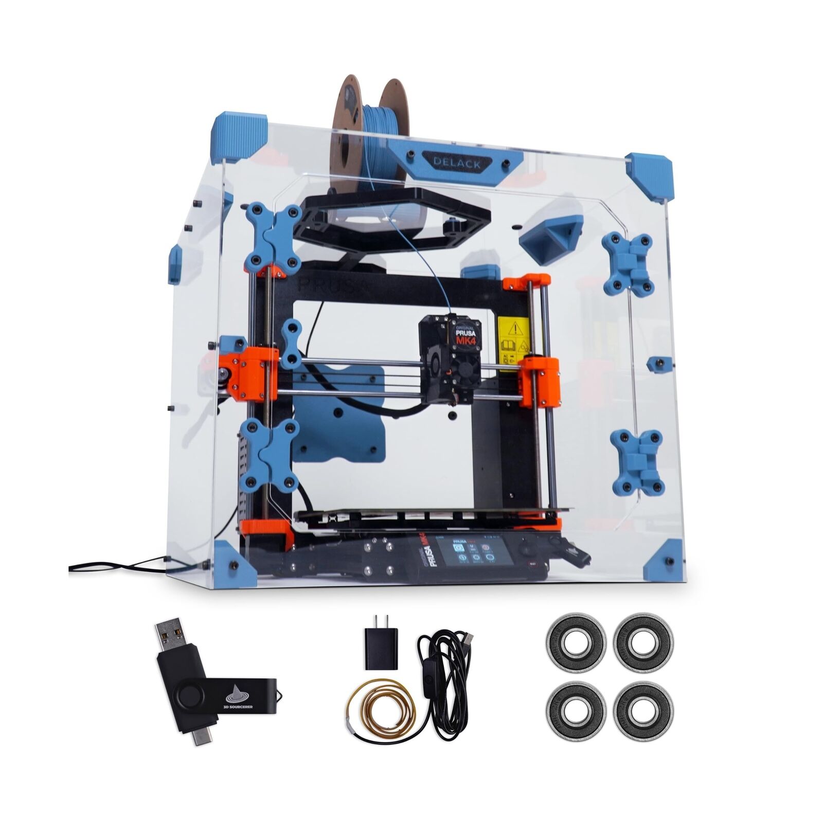 DELACK 3D Printer Enclosure Kit with LED Light | Made for Prusa MK4, Prusa Mi...