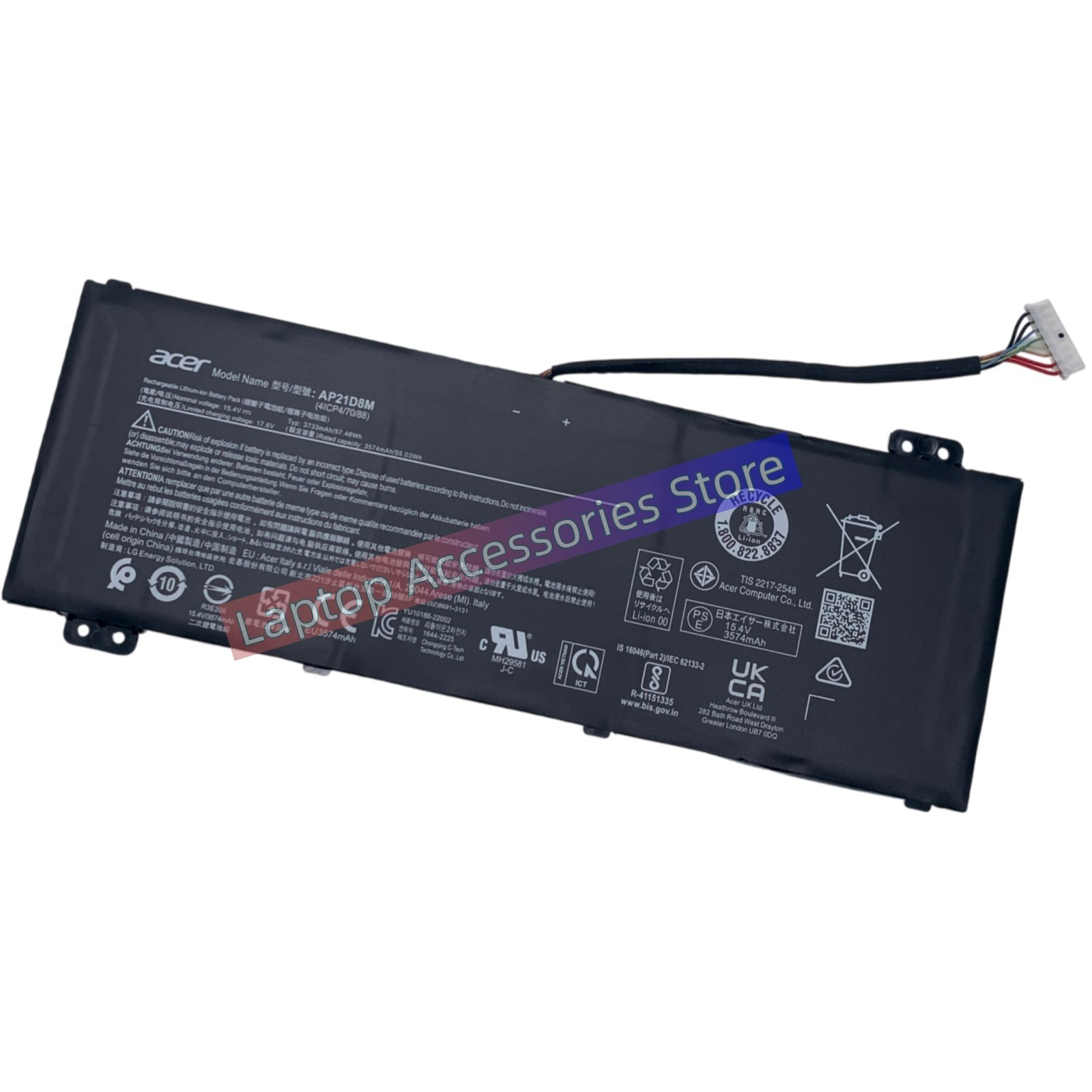 Genuine AP21D8M Battery for Acer Nitro V 15 ANV15-51 Nitro 5 AN515-58 16 AN16-51