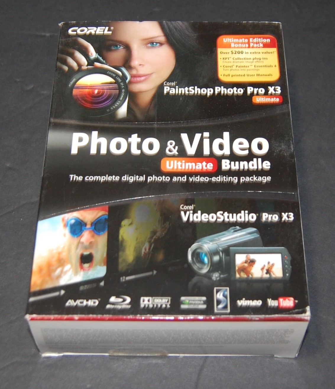Corel Photo & Video Ultimate Bundle PaintShop Photo Pro X3 VideoStudio Pro X3