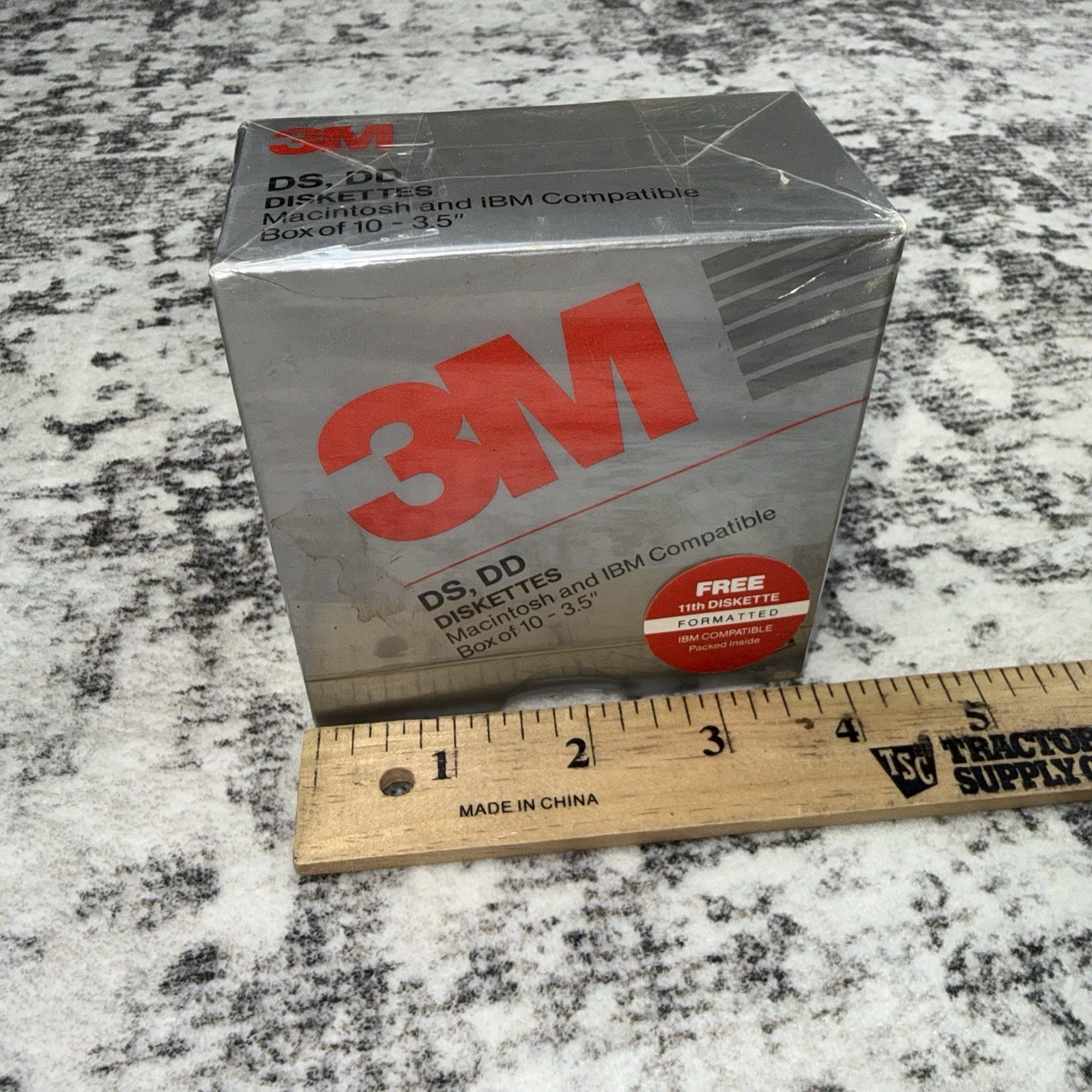 Vintage 1994 3M DS/DD 3.5” Floppy Disks 10 Pack Factory Sealed USA