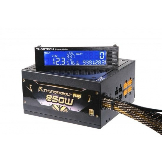 Thortech Thunderbolt Plus 850W Gold Power Supply W/ iPower Meter & Original Box