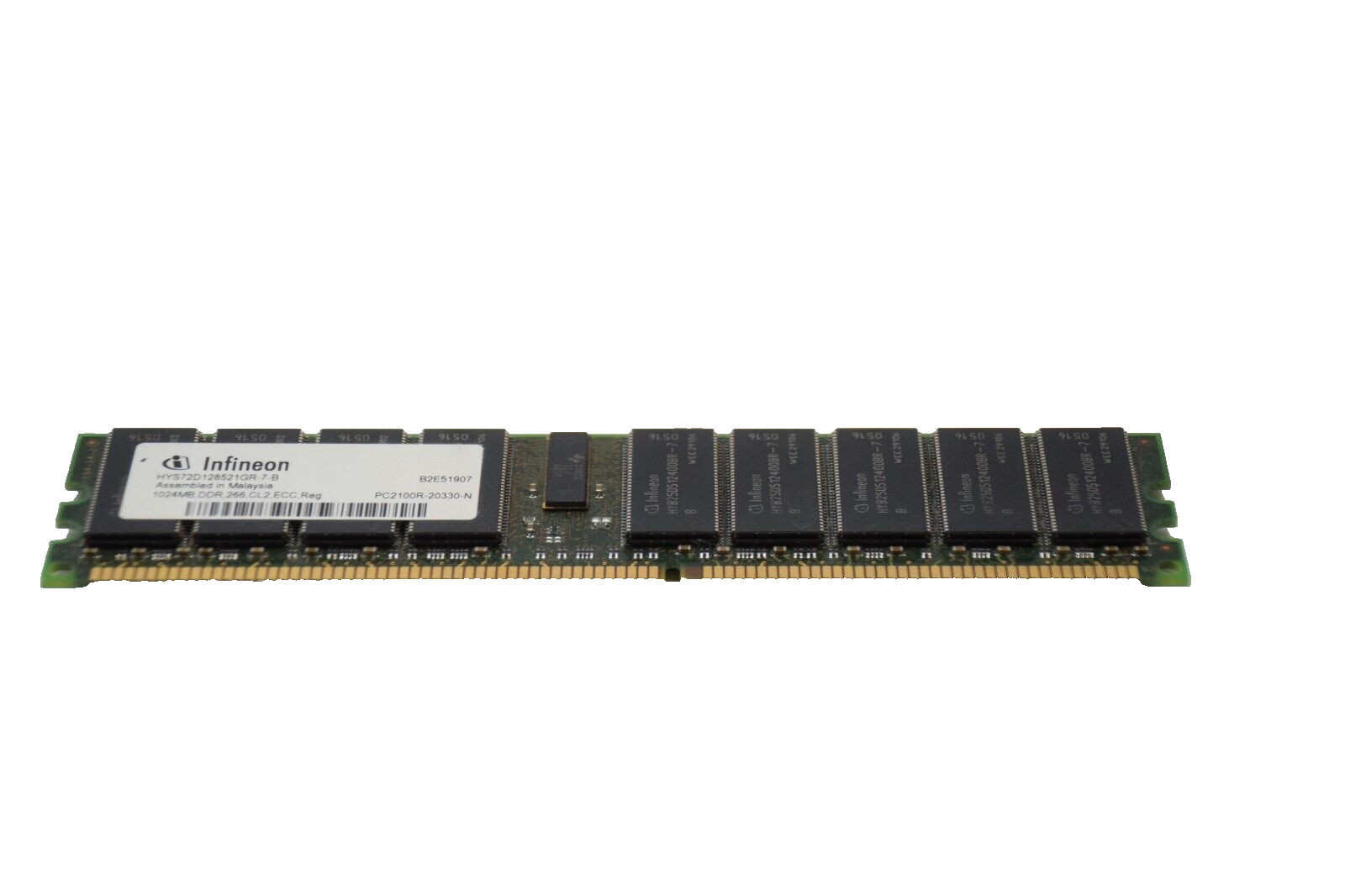 INFINEON HYS72D128521GR-7-B 1024MB RAM Memory Board Card