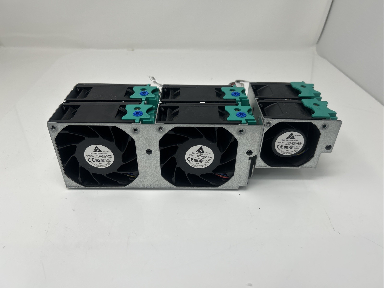 DELTA TFB0812UHE CAGE FAN SET PFC0612DE DC BRUSHLESS 6053B0078802A R34