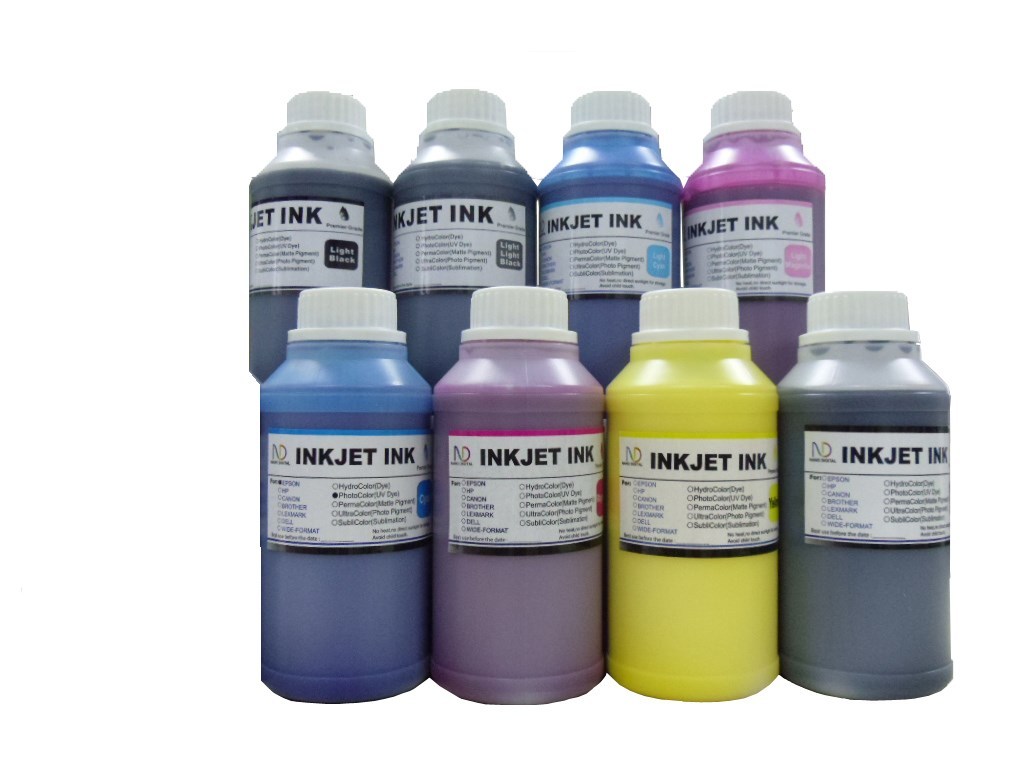 ND Non-Original 8x250ml UltraChrome Pigment ink for Pro 7600 9600 Printer K3