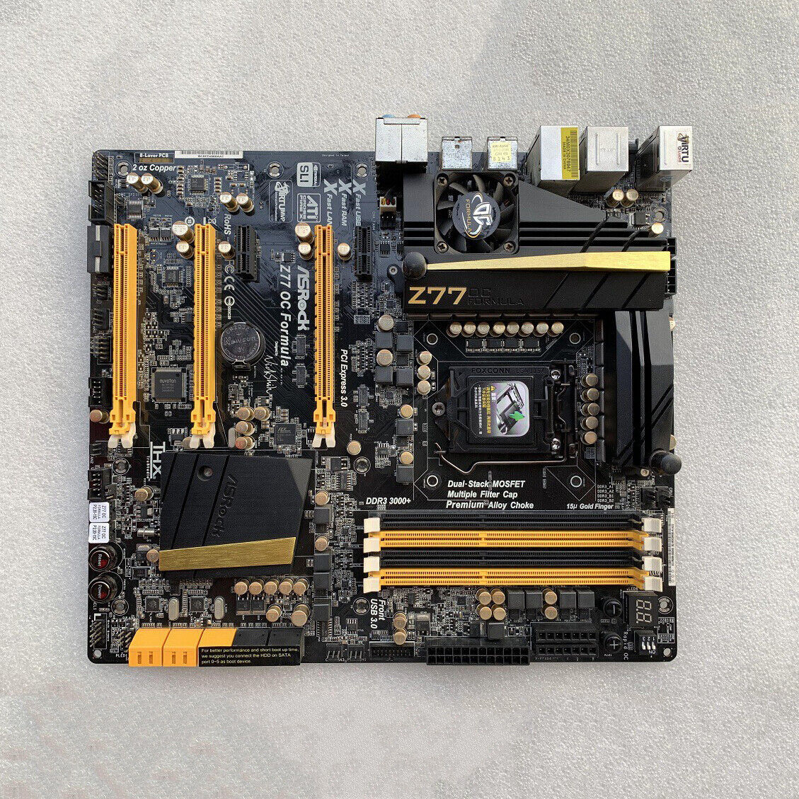 FOR ASROCK Z77 OC Formula LGA 1155 32GB HDMI E-ATX Motherboard Test OK