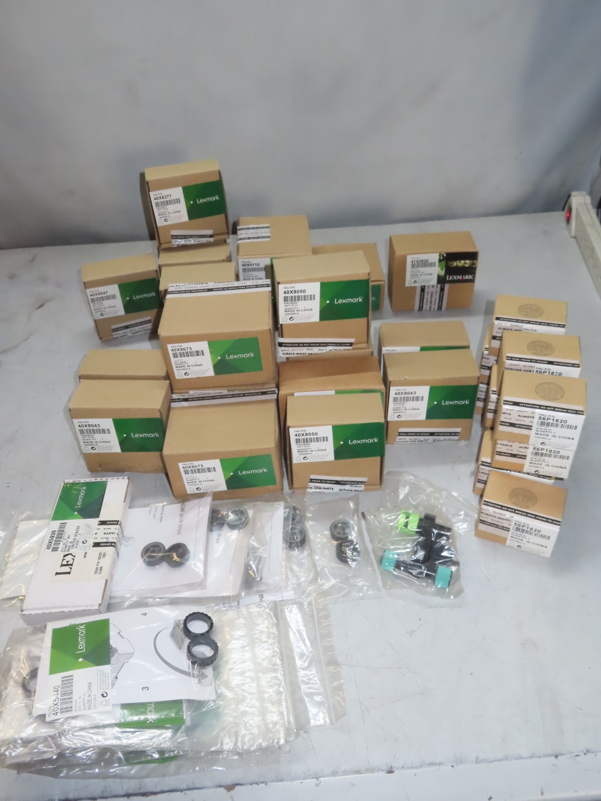 Lot of Lexmark 40X5440 40X5939 40X8047 40X8277 40X9110 40X0917 40X8043 40X8050