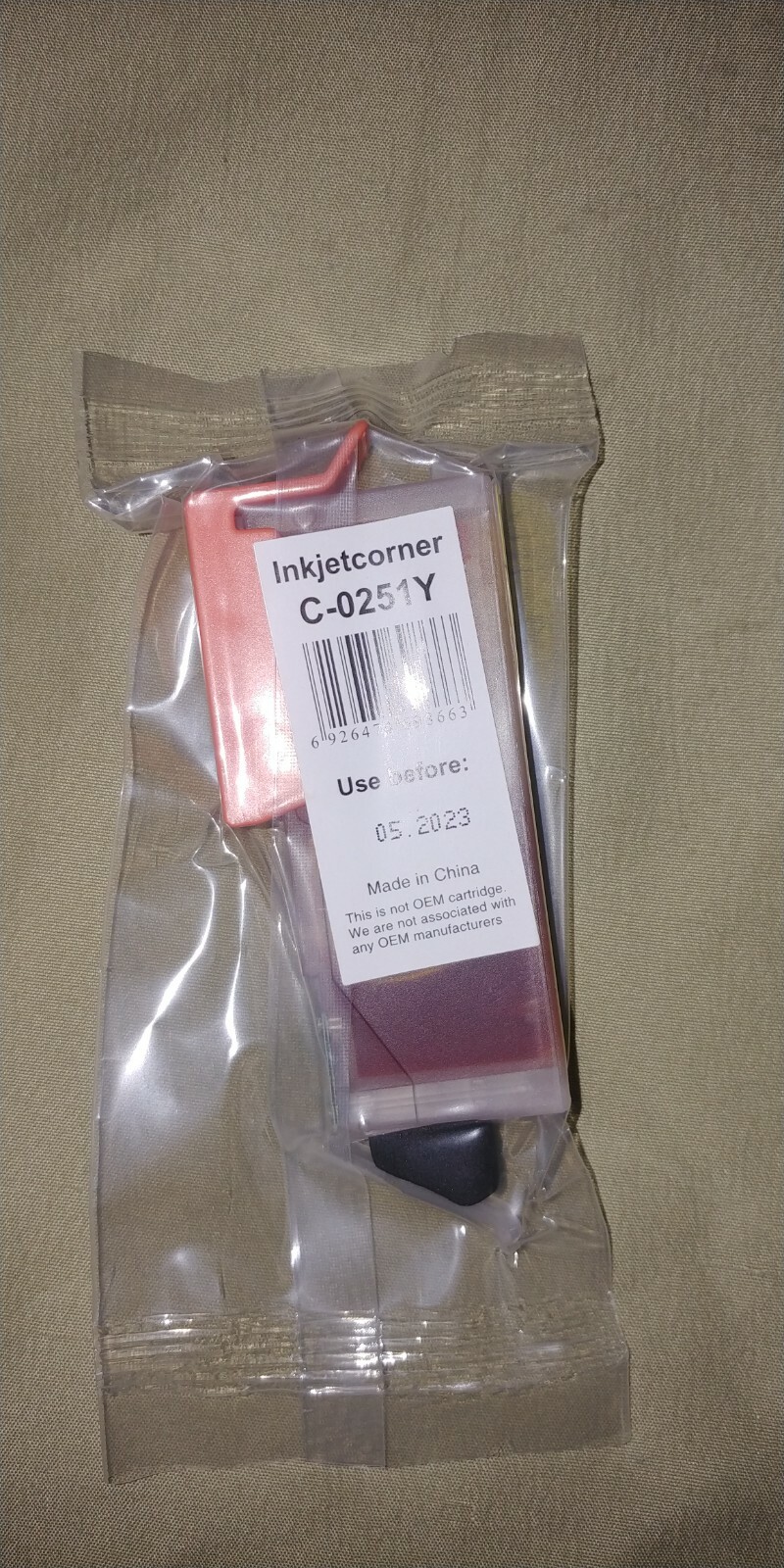 Inkjetcorner (C-0251Y, C-0251M, C-0251BK, C-0251C AND C-0250BK (XL)