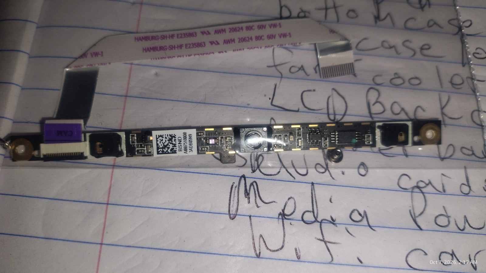 Genuine Sony VAIO SVF14N13CXB WebCam