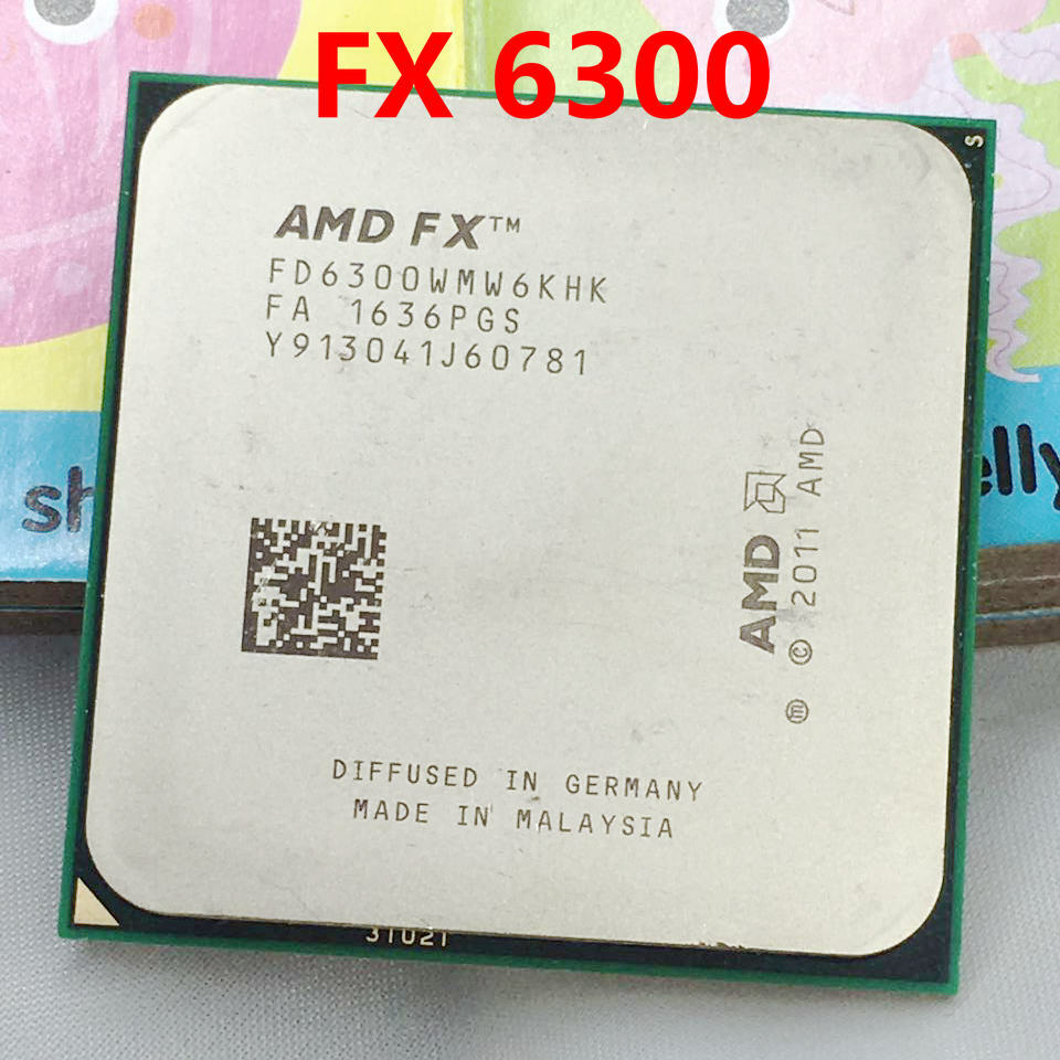 AMD FX-Series FX-6300 6 Core 3.50GHz Socket AM3+ CPU Processor (FD6300WMW6KHK)