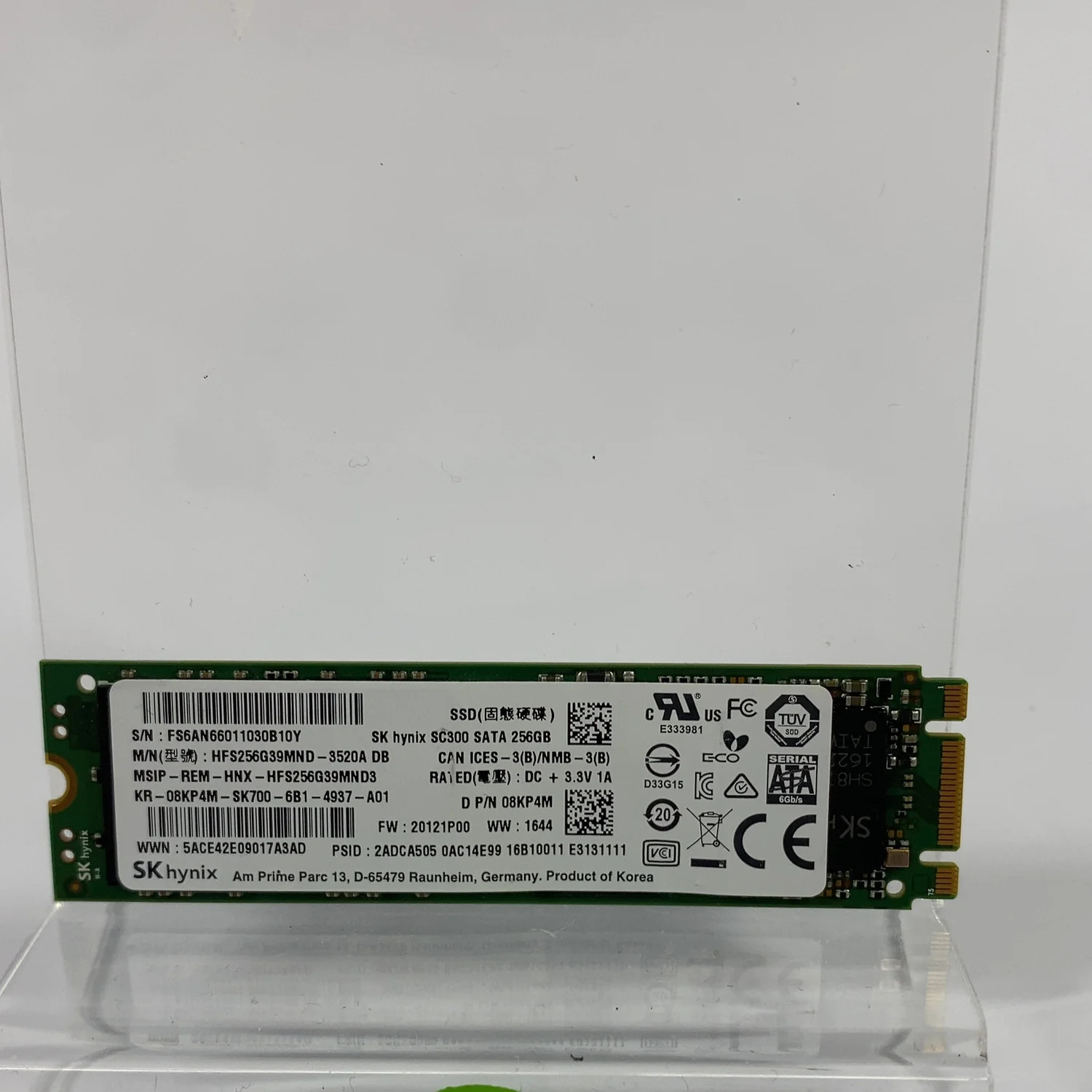 SK Hynix 2280mm SC300 256GB SATA III 6Gbps SSD HFS256G39MND