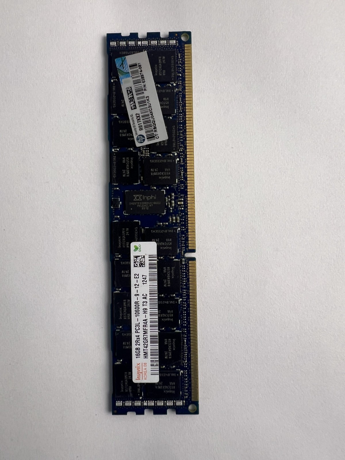 SK Hynix 16GB 2Rx4 PC3L-10600R-9-12 ECC Reg. Server RAM Memory  HMT42GR7MFR4A-H9