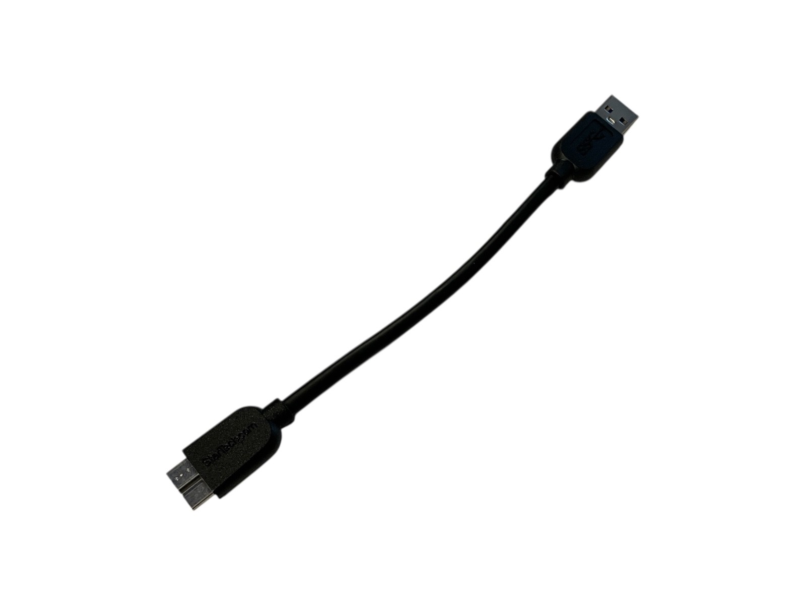 Lot of 2 StarTech USB3AUB15CMS 6in USB 3.0 A to Micro-B Slim 5Gbps Cable