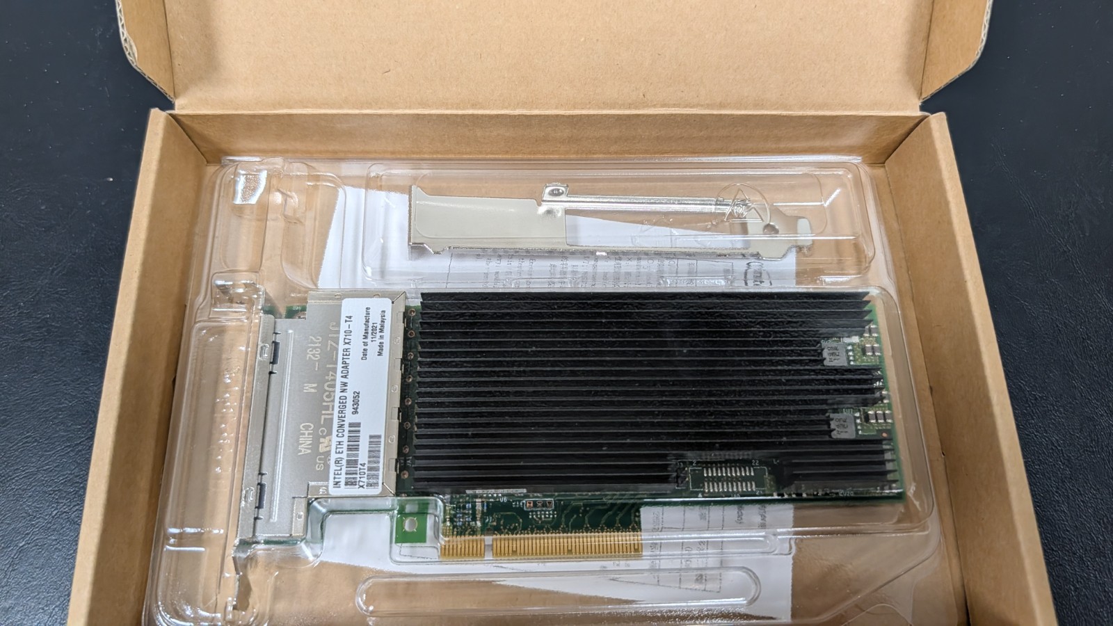 Intel X710-T4 Four-port 10 Gigabit Ethernet network card RJ45 X710T4G1P5 NEW