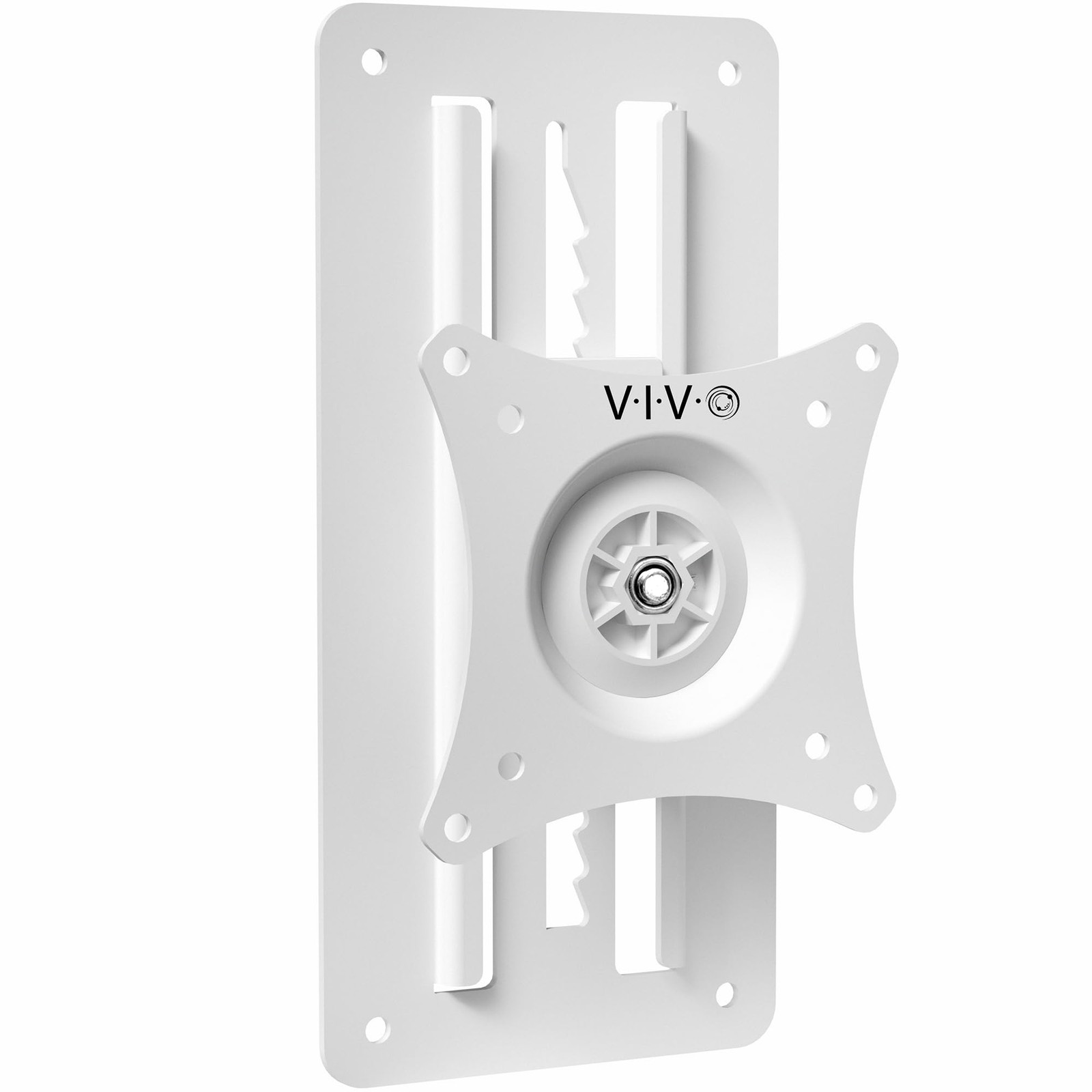 White Single Monitor Articulating Wall Mount VESA 100x100mm Fits 1732 Inch