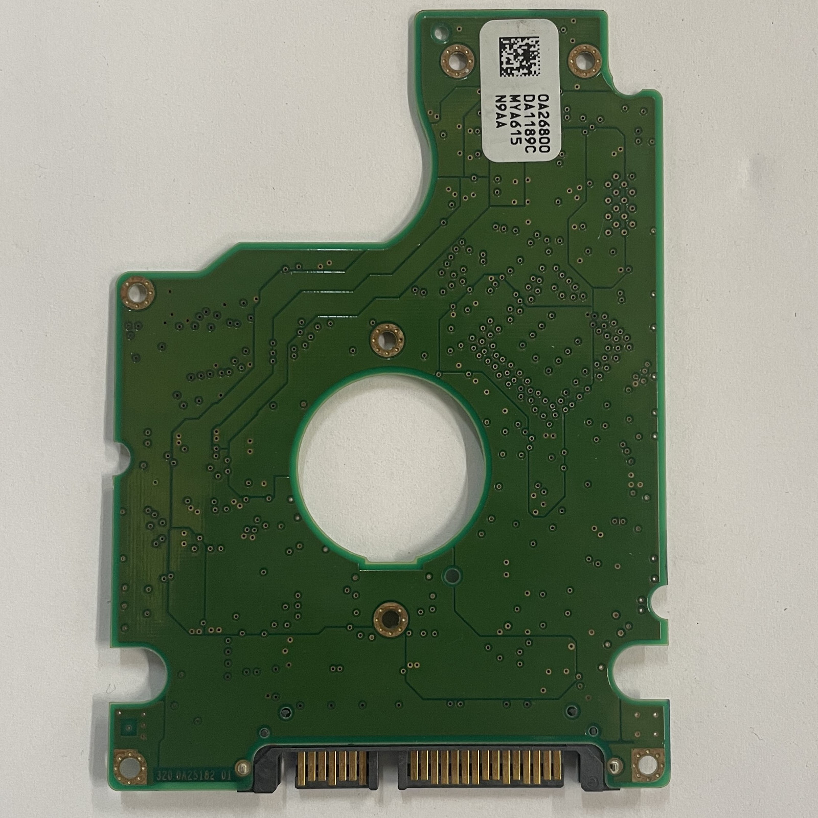 Hitachi 0A27474 2.5" SATA HDD PCB Board 320 0A25182 01 FW C60G HTS541080G9SA00