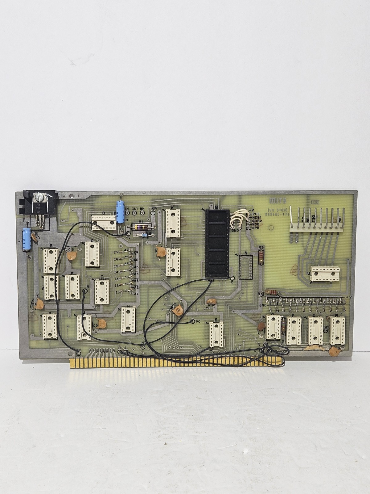 MITS 88 SIOB Serial-TT, An Single Serial I/O Port S-100Board For the Altair 8800